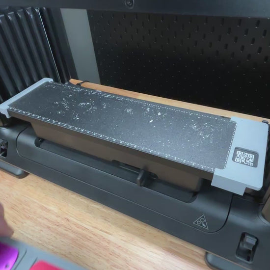 Video demonstration of the military dog tag jig in use with the eufymake e1 uv printer