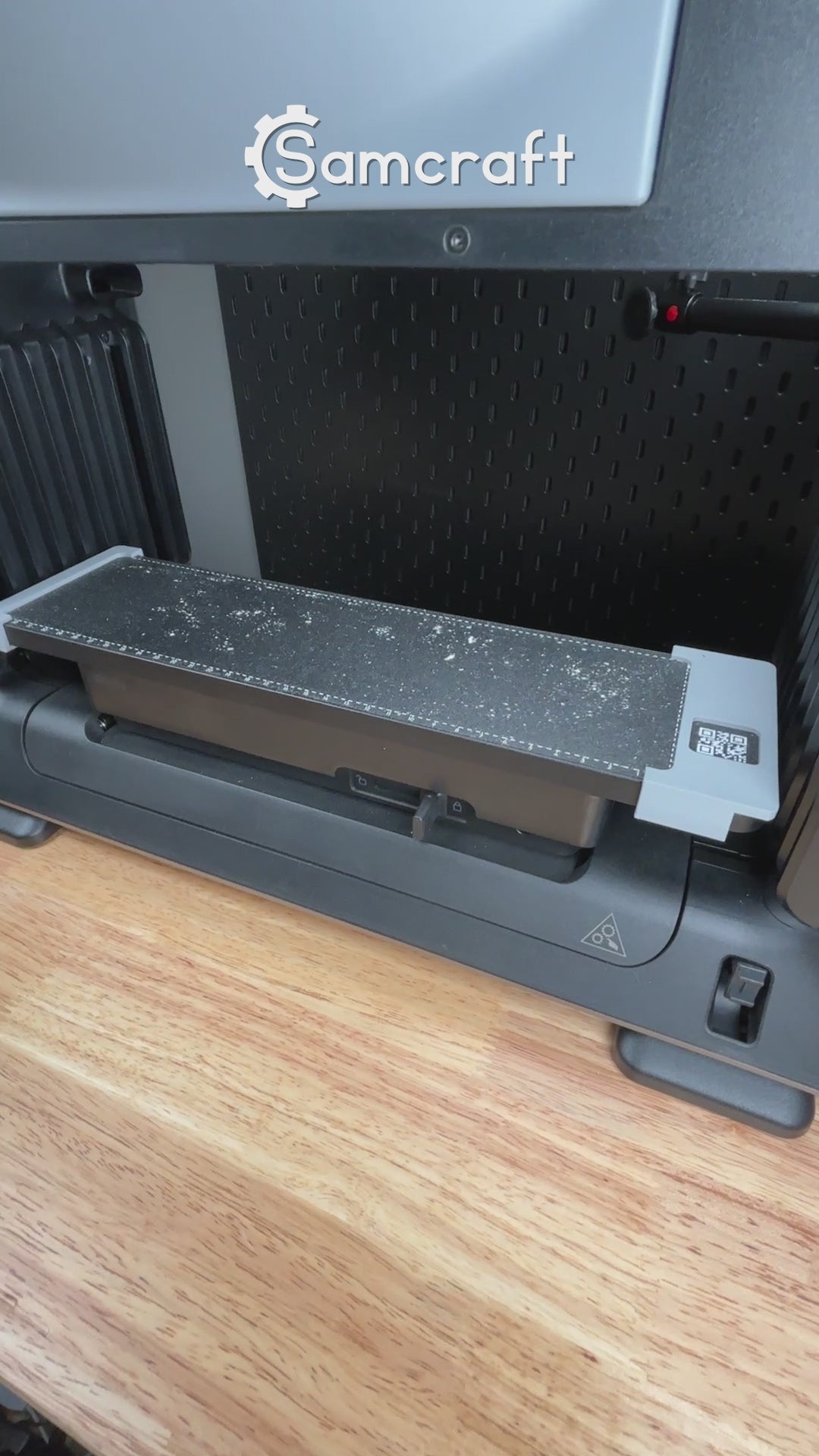 Video demonstration of the keychain bottle opener jig for the eufymake E1 UV printer