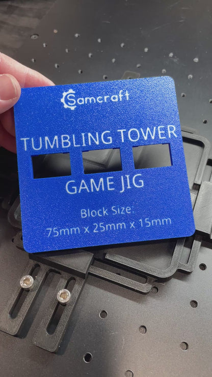 Tumbling Tower Game Jig - ComMarker