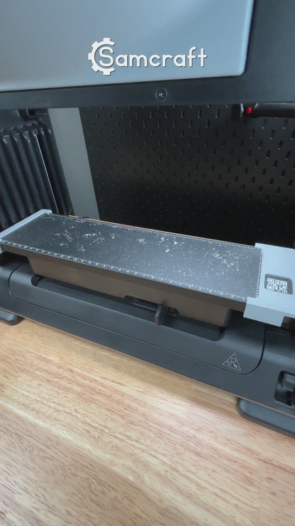 Video demonstration of the universal 16 pen jig in use with the eufymake e1 uv printer.