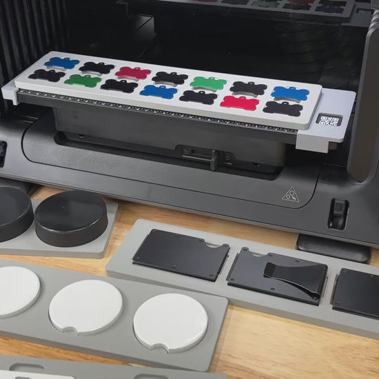 Demo video of the Samcraft Jig Size FatMat on the eufyMake E1 UV printer mini bed