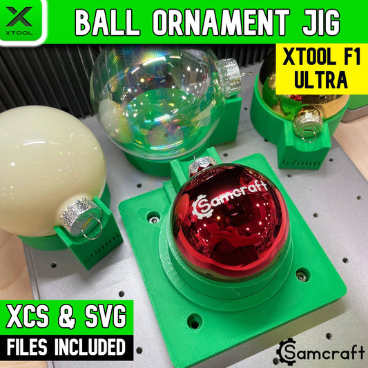 Ball Ornament Jig - xTool F1 Ultra