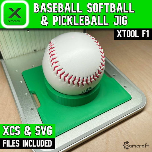 Baseball Softball & Pickleball Jig - xTool F1