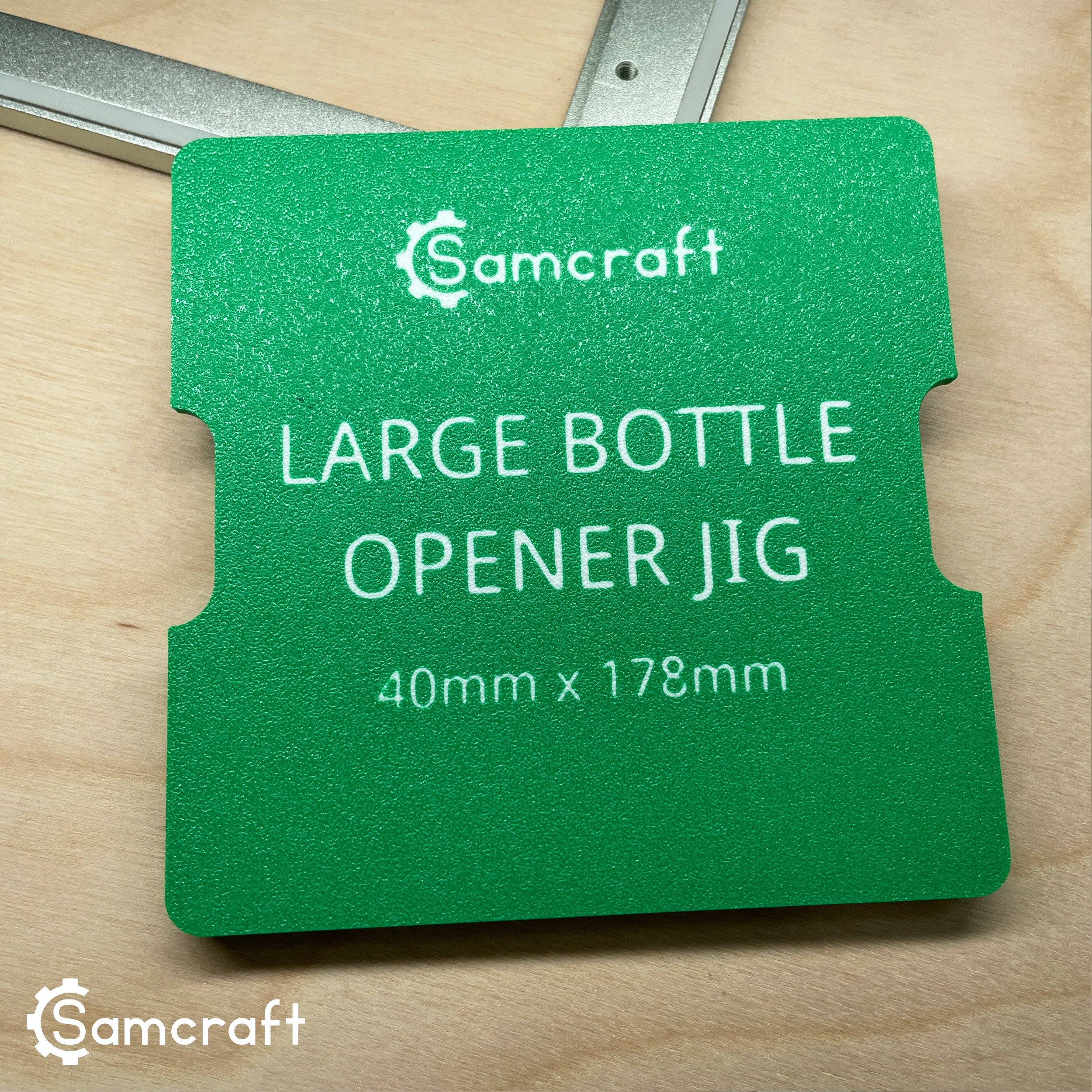 Large Metal Bottle Opener Laser Engraving Jig for xTool F1 & F2