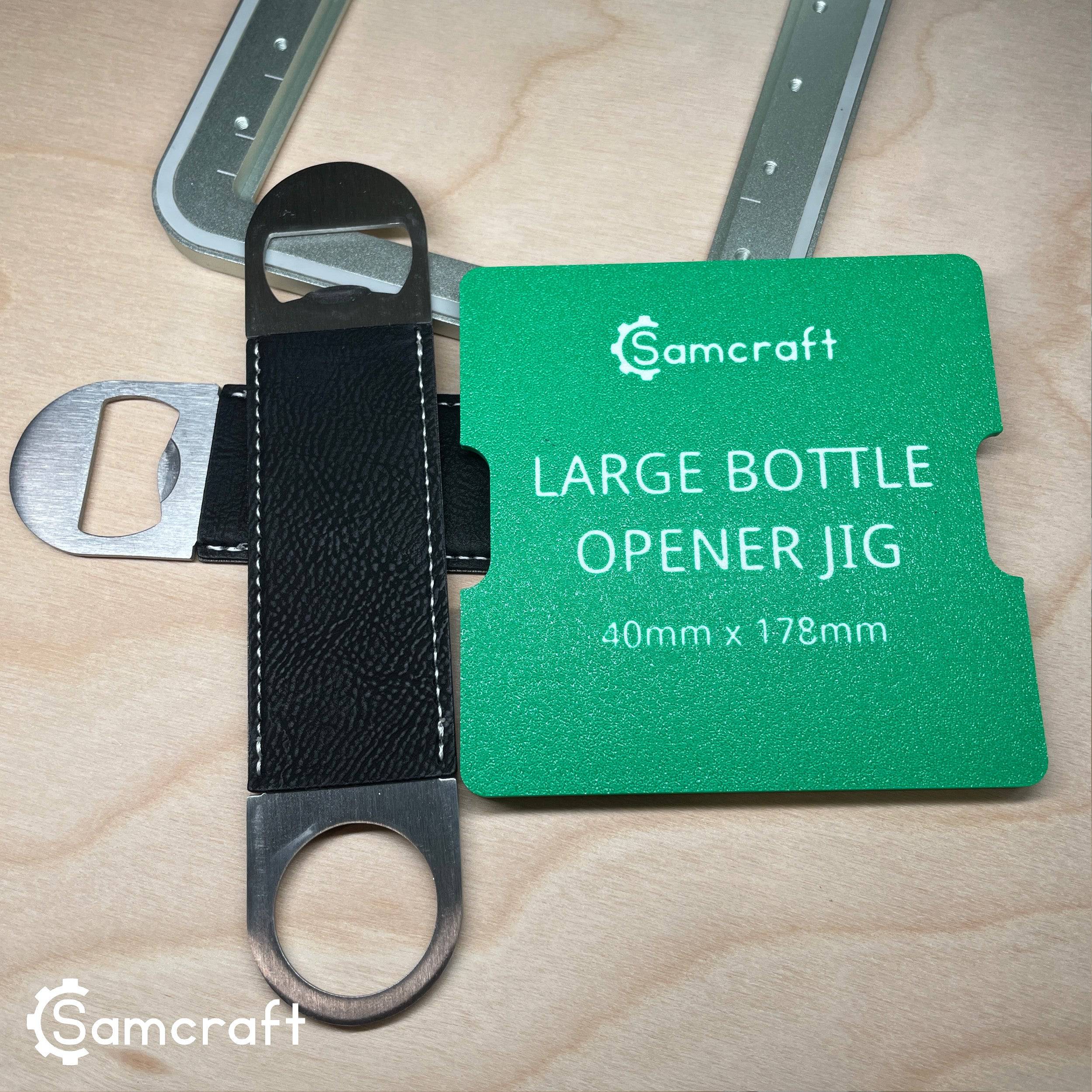 Large Metal Bottle Opener Laser Engraving Jig for xTool F1 & F2