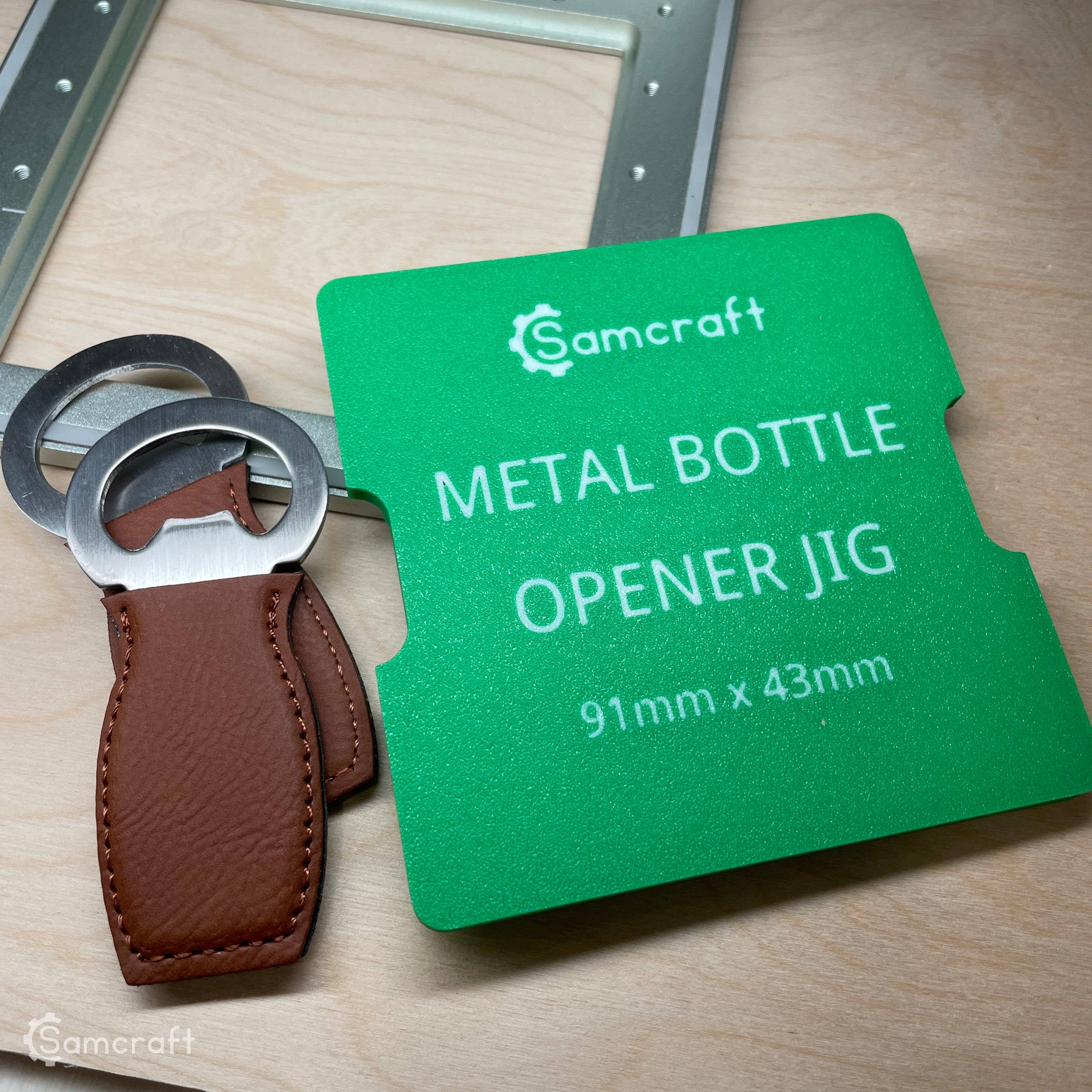Small Metal Bottle Opener Laser Engraving Jig for xTool F1 & F2