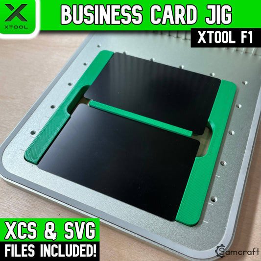 Business Card Jig - xTool F1