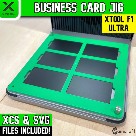 Business Card Jig - xTool F1 Ultra