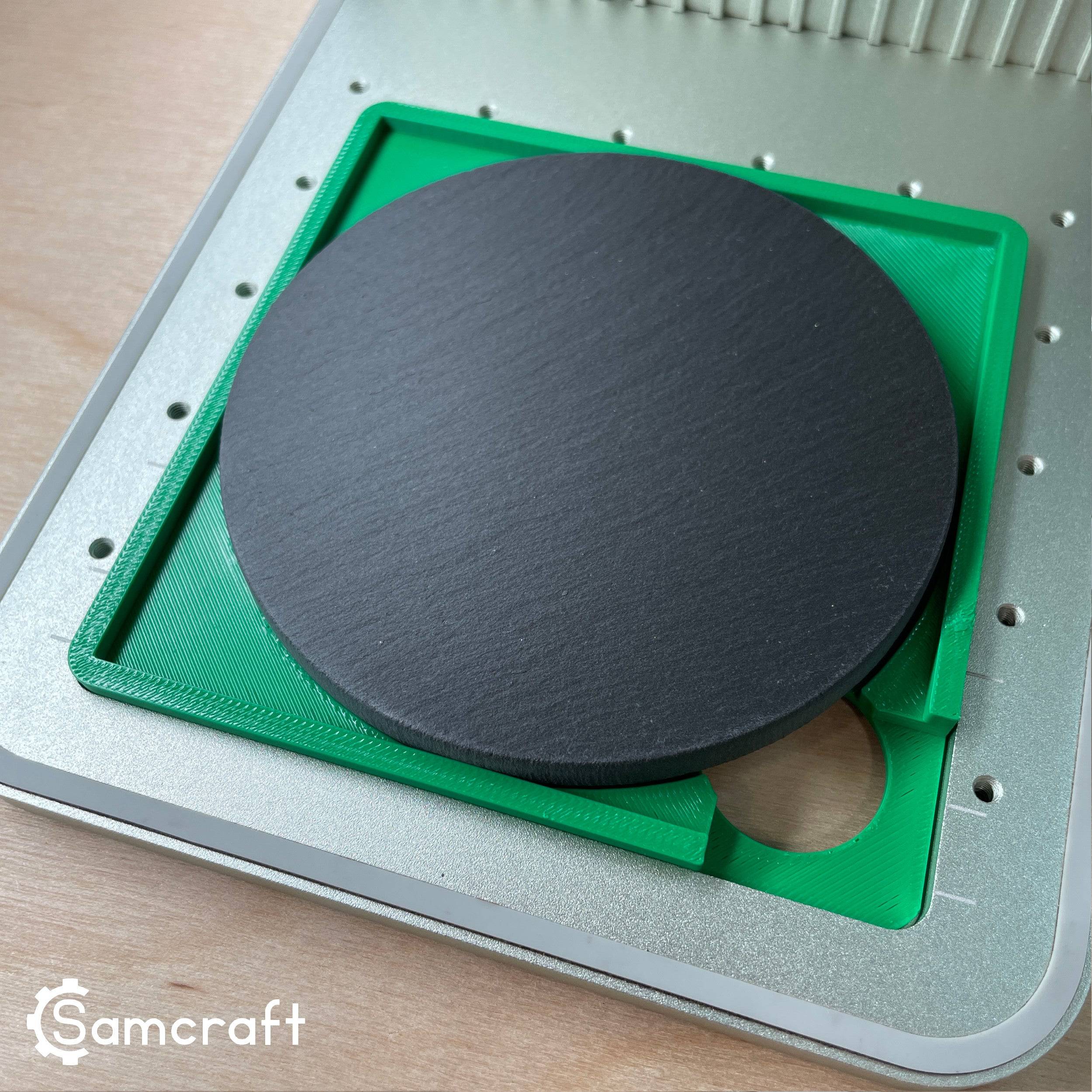 4 Inch Drink Coaster Laser Engraving Jig for xTool F1 & F2 | Samcraft