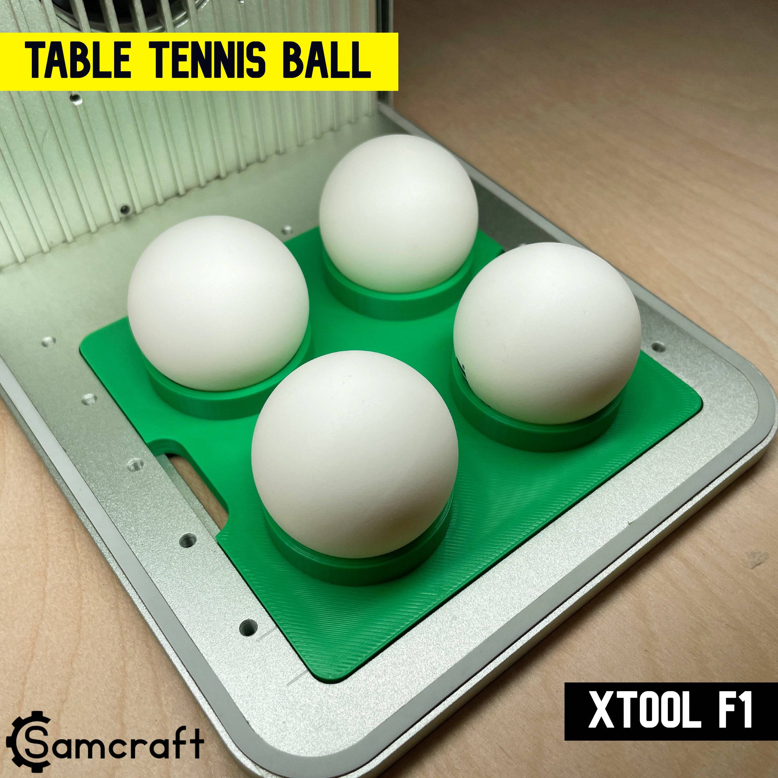 Golf Ball & Table Tennis Ball Laser Engraving Jig for xTool F1