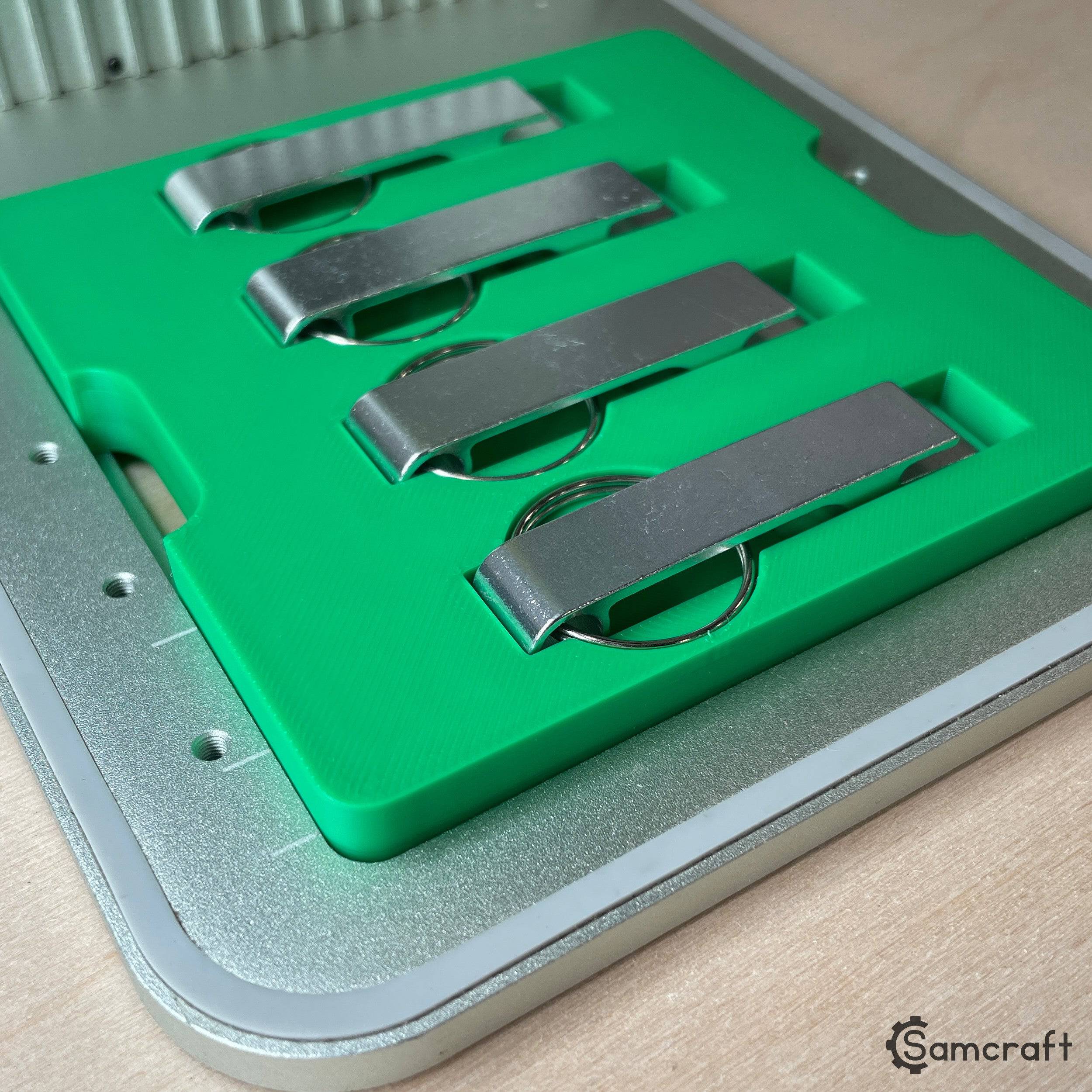 Keychain Bottle Opener Laser Engraving Jig for xTool F1 & F2