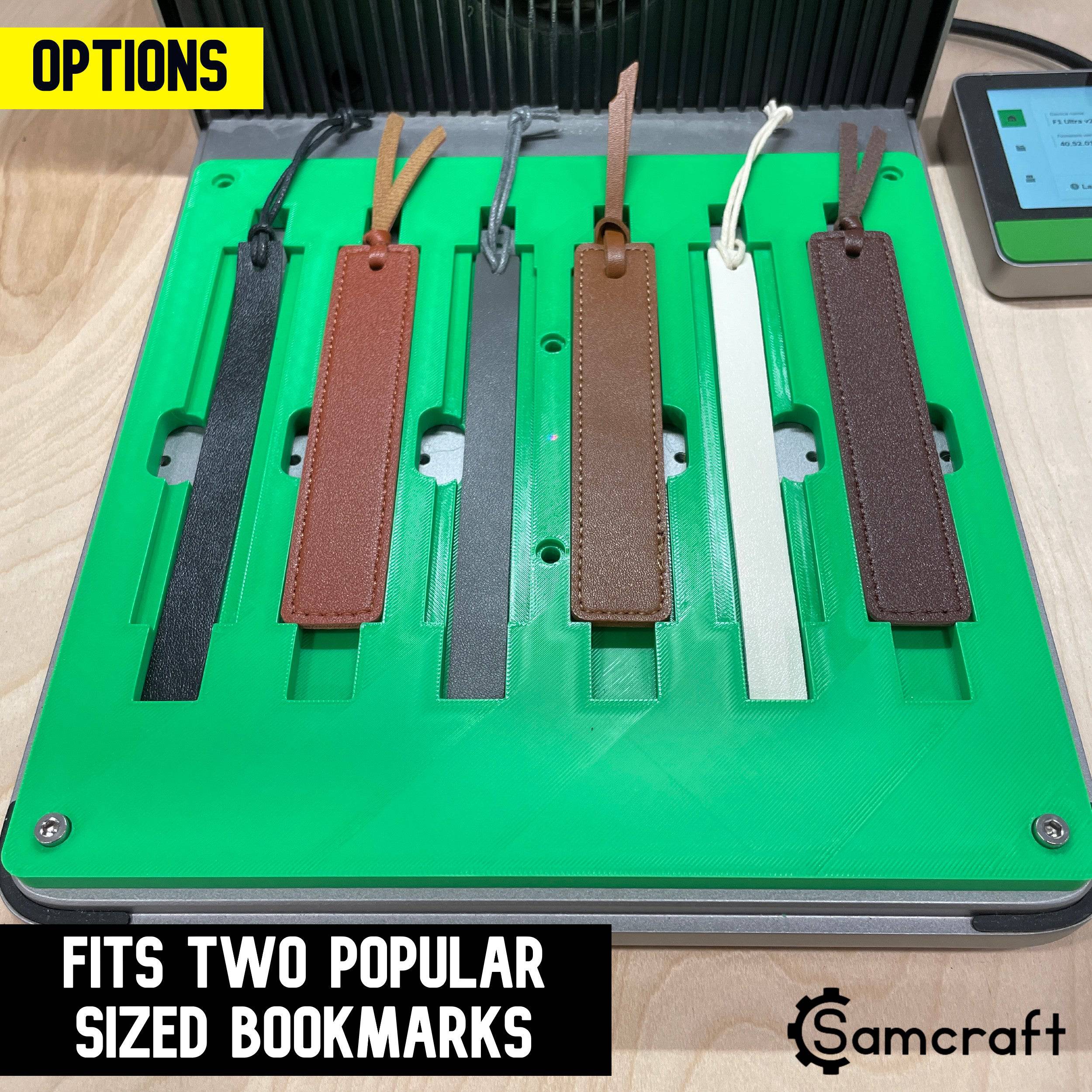 Leather Bookmark Engraving Jig for xTool F1 Ultra | Samcraft