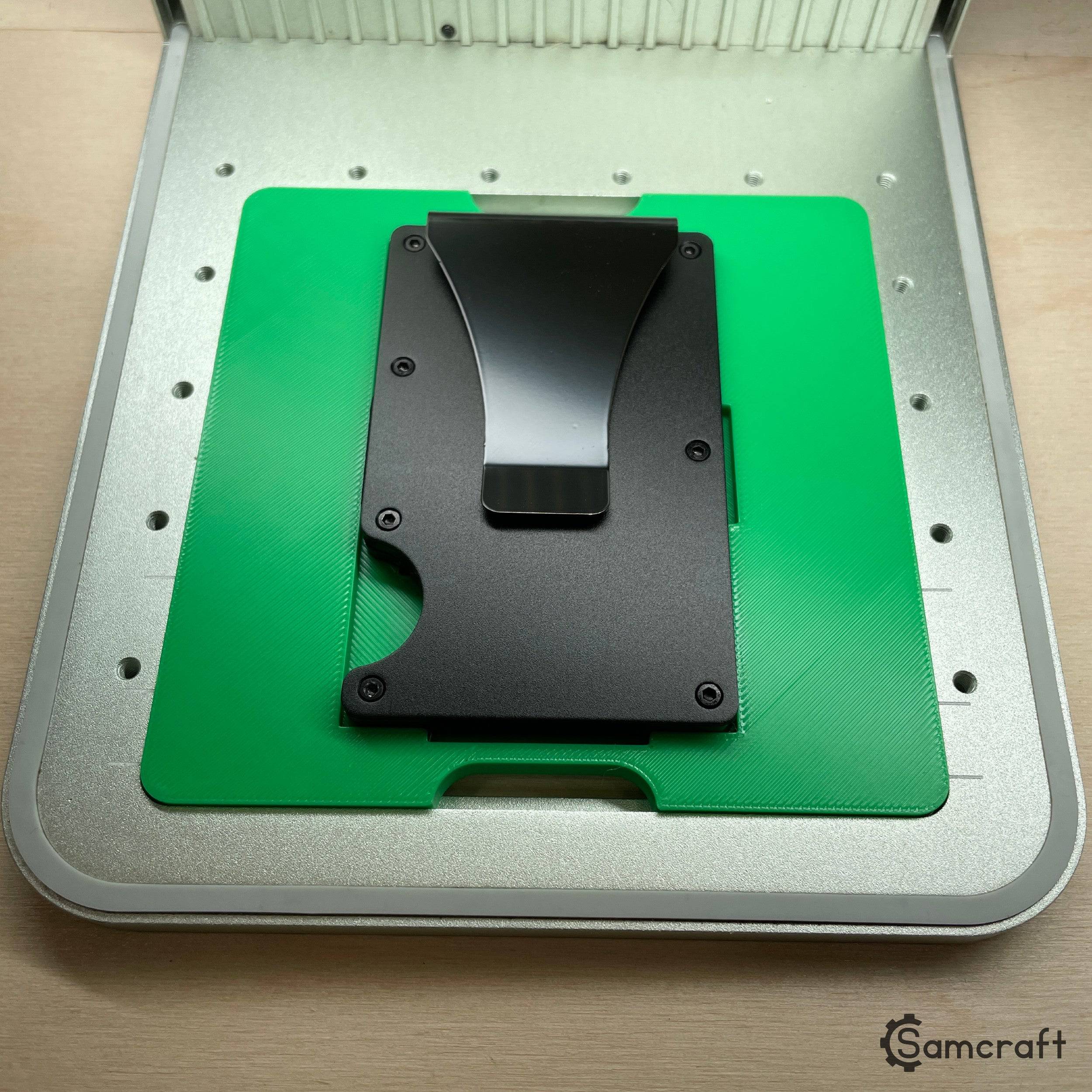 Metal Wallet Laser Engraving Jig for xTool F1 & F2 | Samcraft