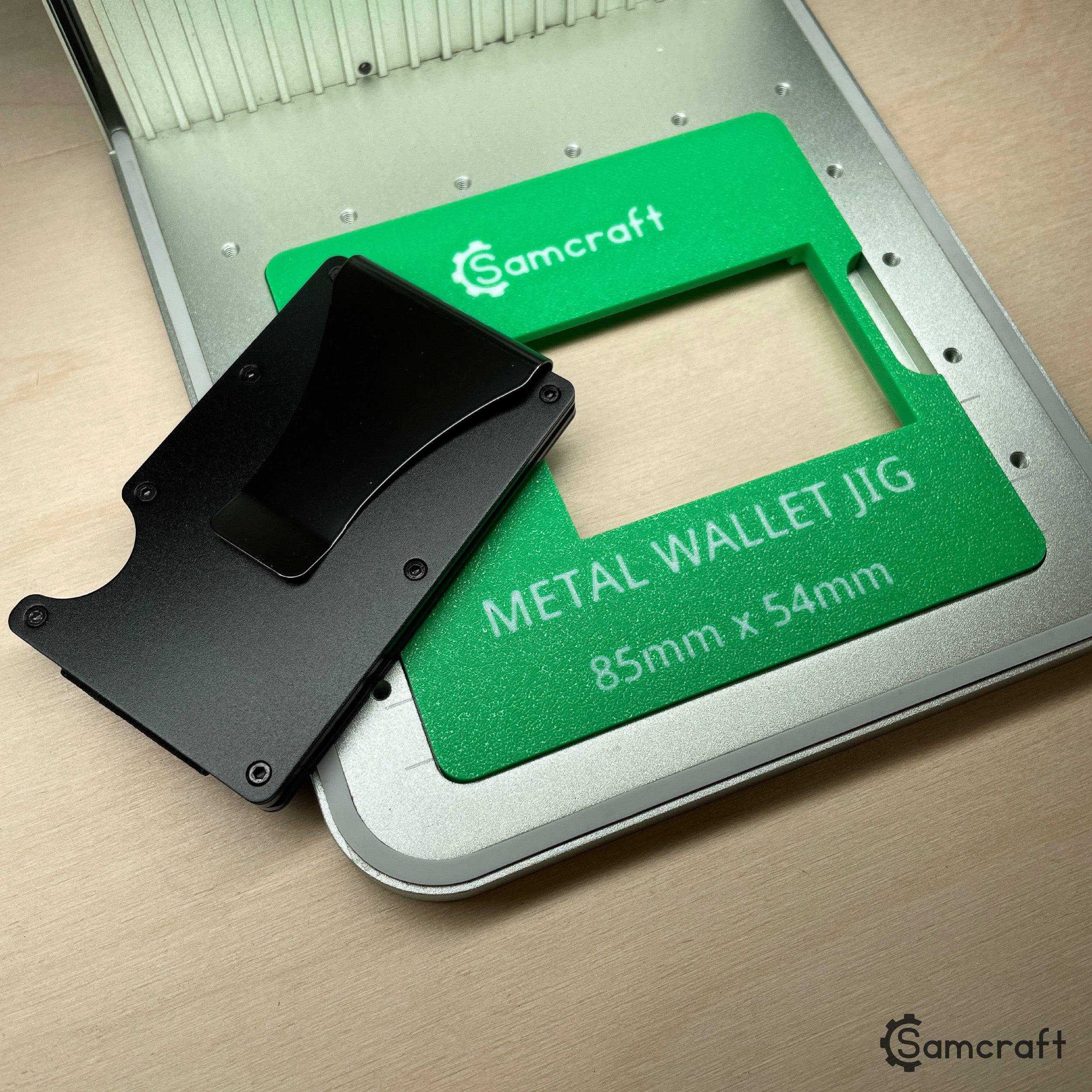 Metal Wallet Laser Engraving Jig for xTool F1 & F2 | Samcraft