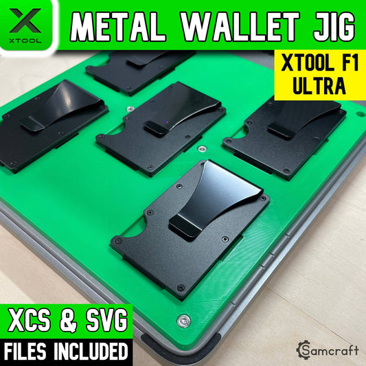 Metal Wallet Jig - xTool F1 Ultra