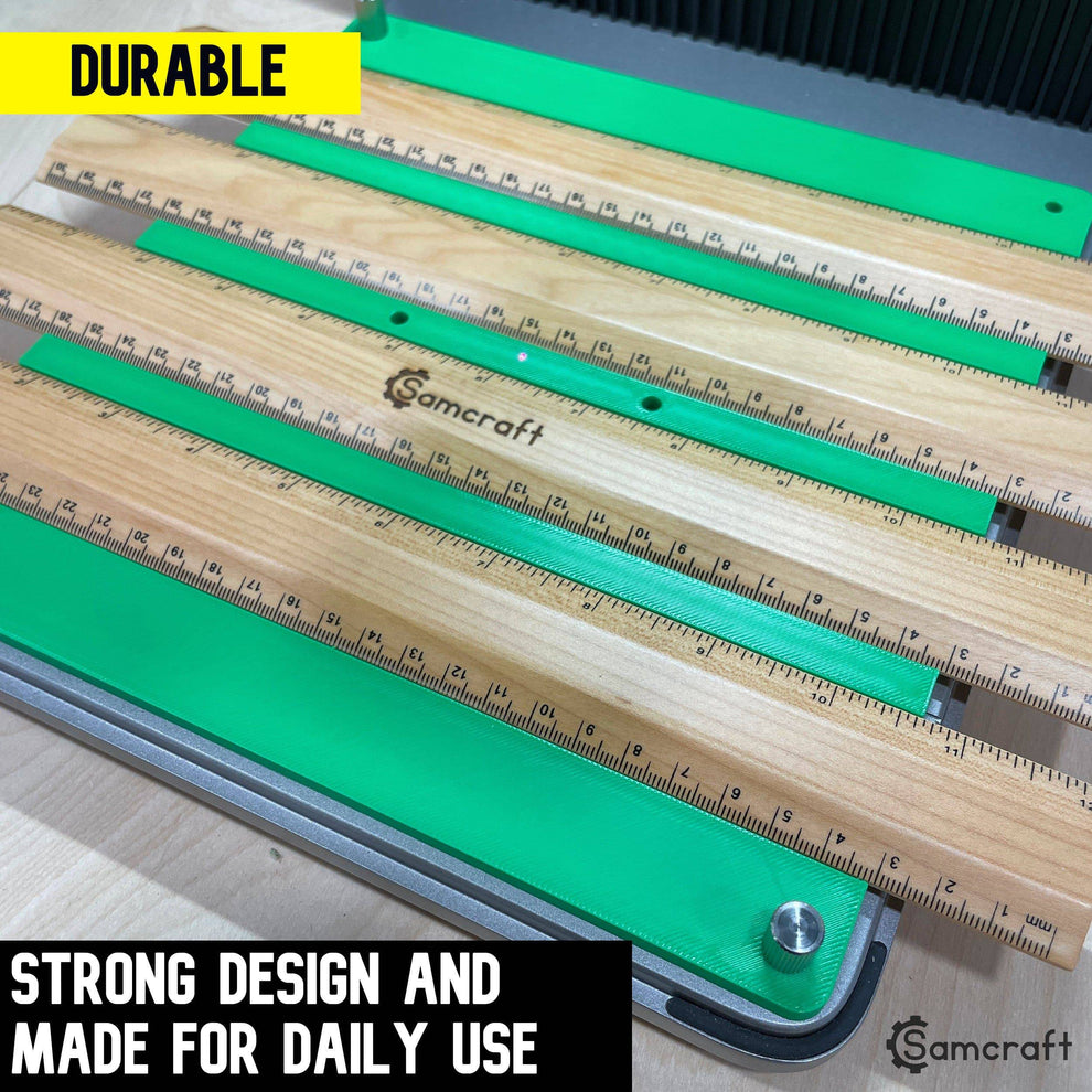Ruler Jig for xTool F1 Ultra – School Ruler Engraving | Samcraft