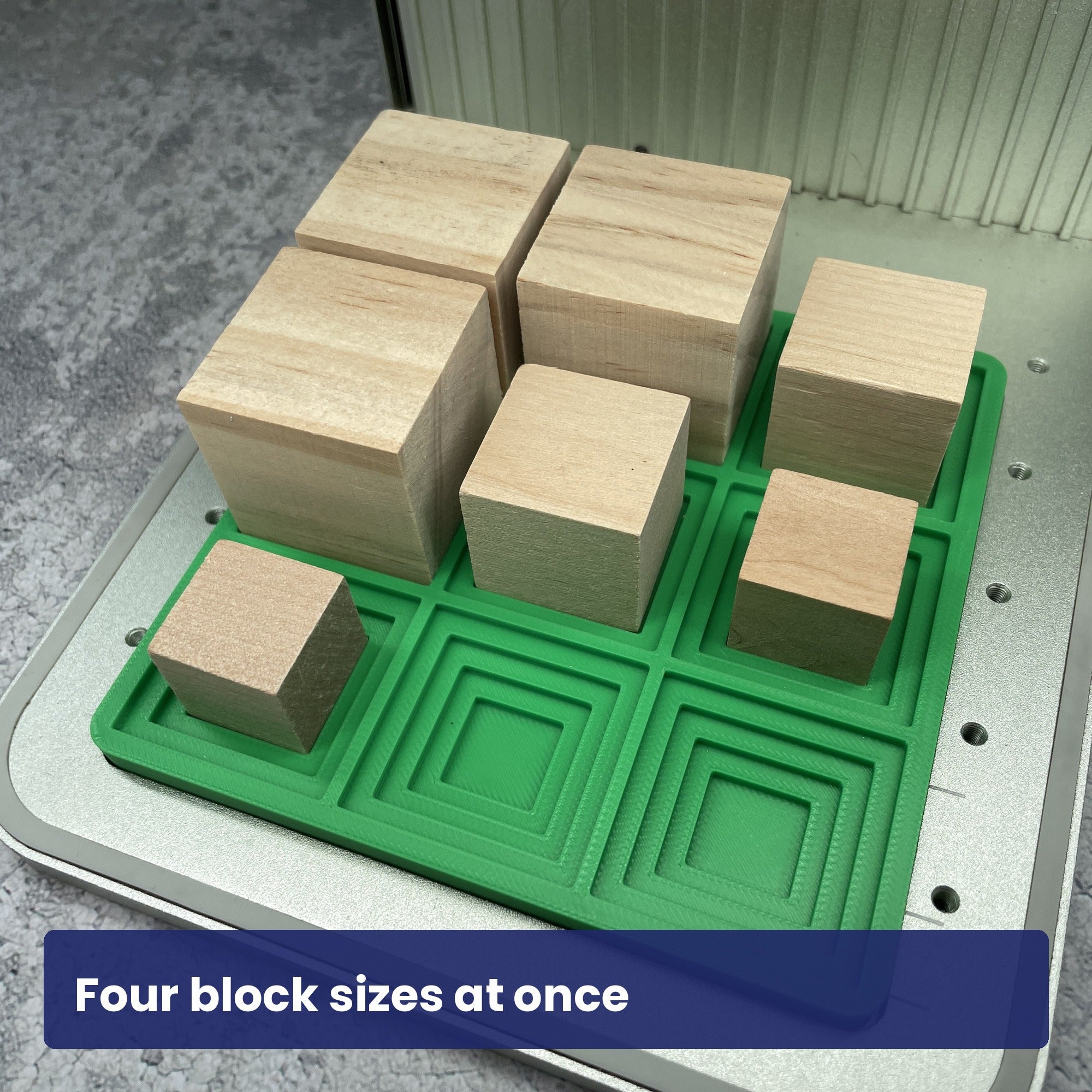 Small Square Block Laser Engraving Jig for xTool F1 & F2 | Samcraft