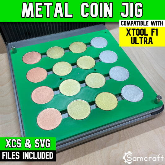 Metal Coin Jig - 40mm - xTool F1 Ultra