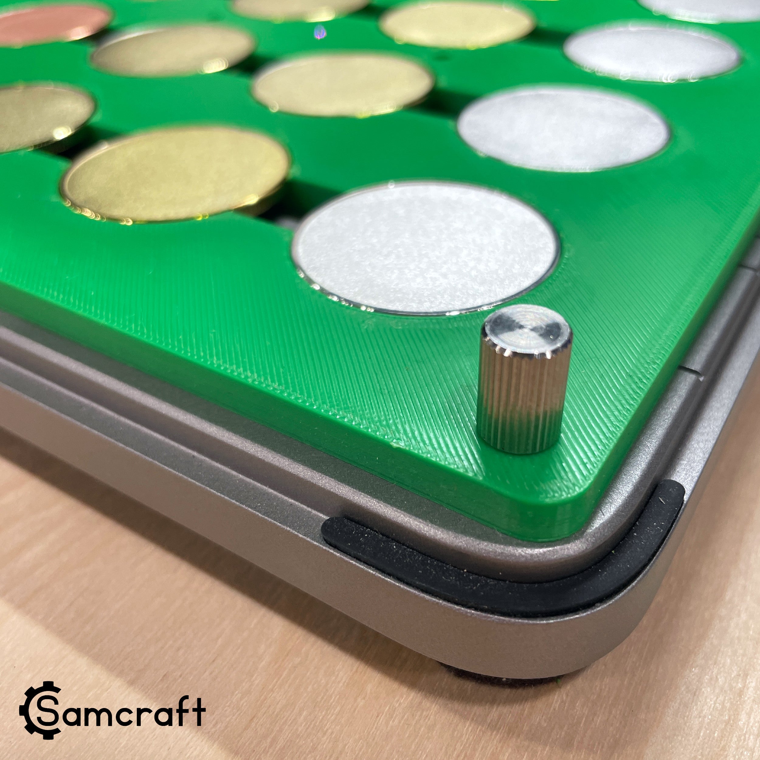 40mm Metal Coin Engraving Jig for xTool F1 Ultra | Samcraft